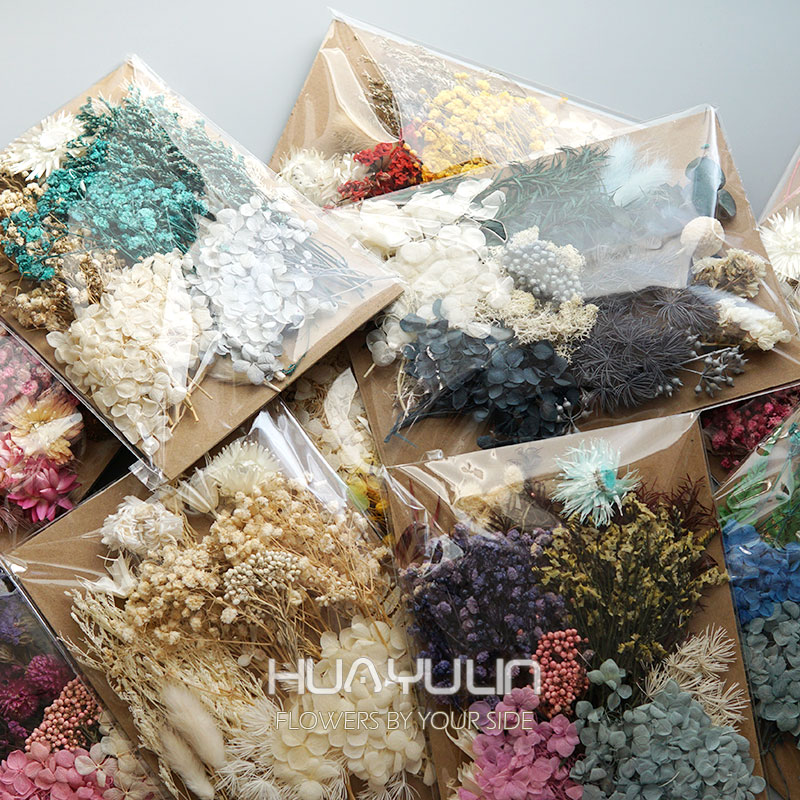 Dried Flower Bulk - 1 حزمة النباتات الاصطناعية المجففة الزهور