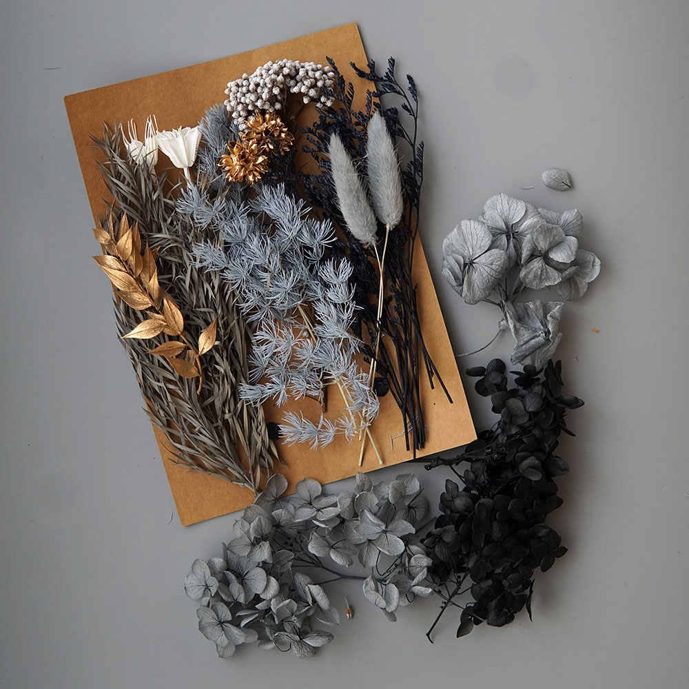 1 حزمة النباتات الاصطناعية الم - مراجعة Dried Flower Bulk وسعره