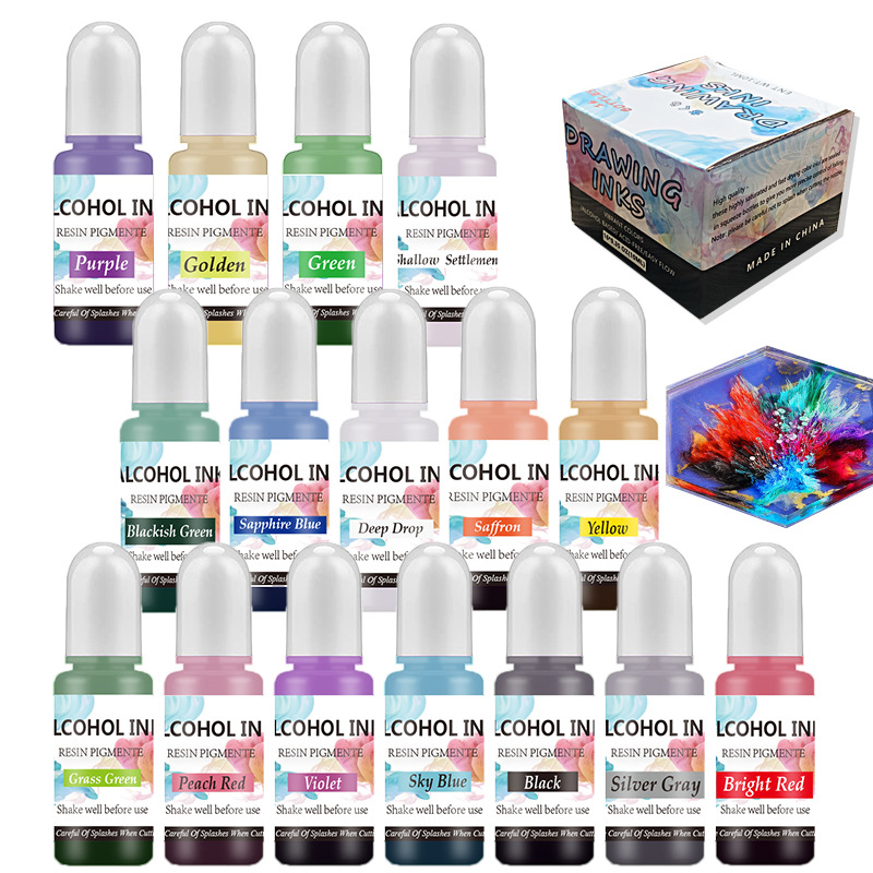 الحبر الكحول الراتنج الصباغ ال - مراجعة Epoxy Uv Resin Kit وسعره
